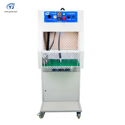 Porbiztos, integrált szárazjégtisztító gép